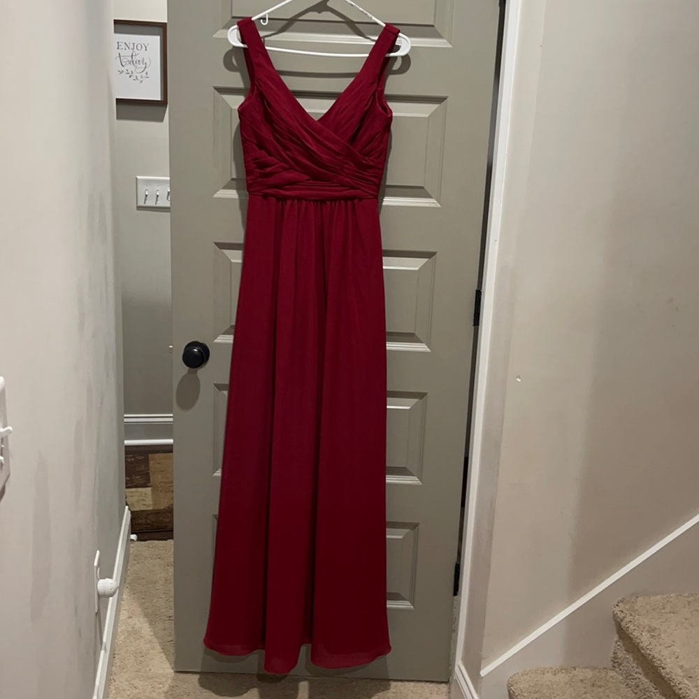 Sorella Vita red bridesmaid dress size 8